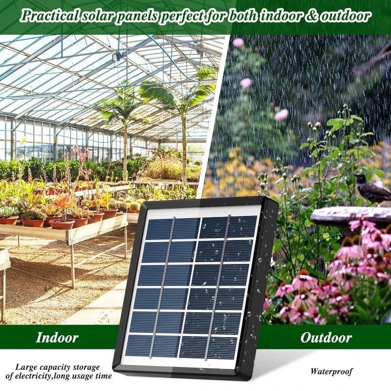 Solar Druppel Irrigatiesysteem - Automatische Plantenbewatering voor Tuin & Balkon (15 Potten)